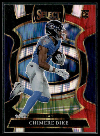 2025 Panini Select Football #27 Chimere Dike Tri-Color