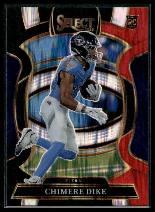2025 Panini Select Football #27 Chimere Dike Tri-Color