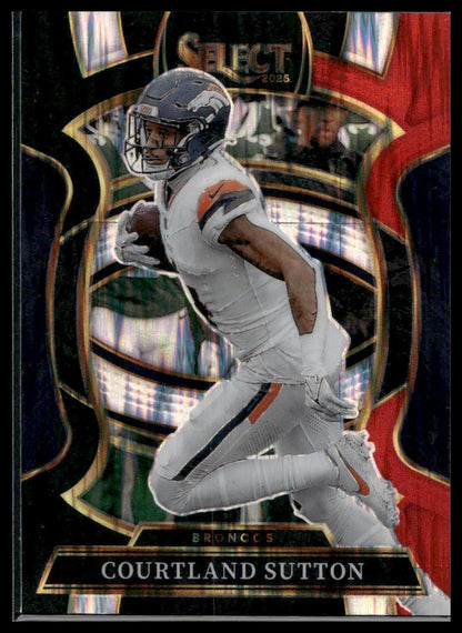 2025 Panini Select Football #11 Courtland Sutton Tri-Color