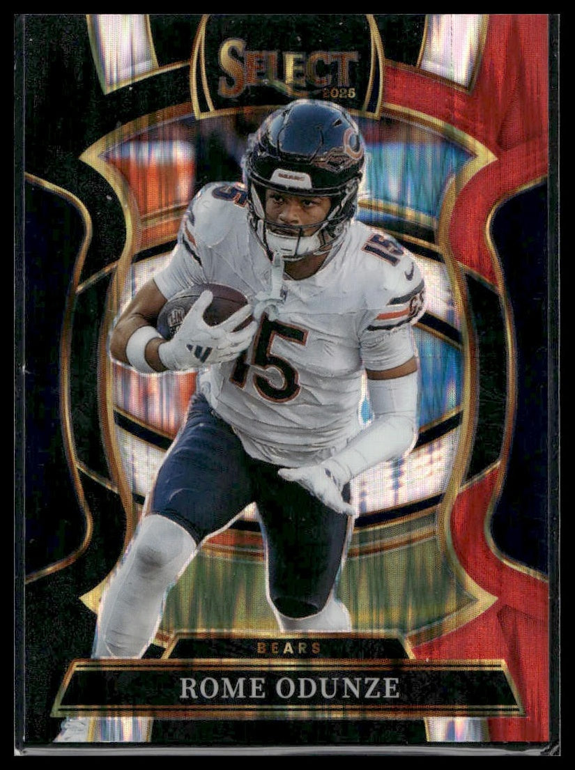 2025 Panini Select Football #74 Rome Odunze Tri-Color