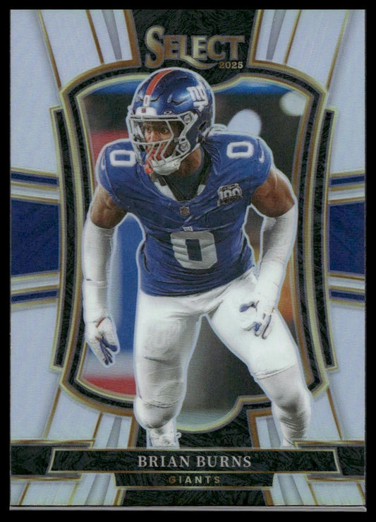 2025 Panini Select Football #194 Brian Burns Silver