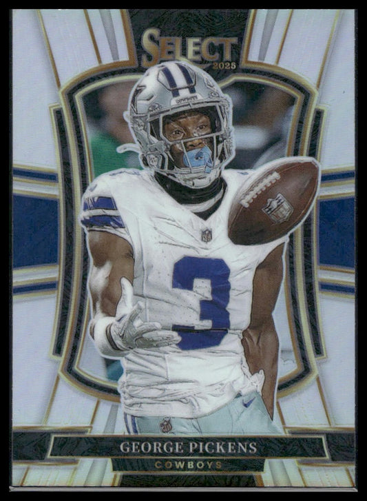 2025 Panini Select Football #197 George Pickens Silver
