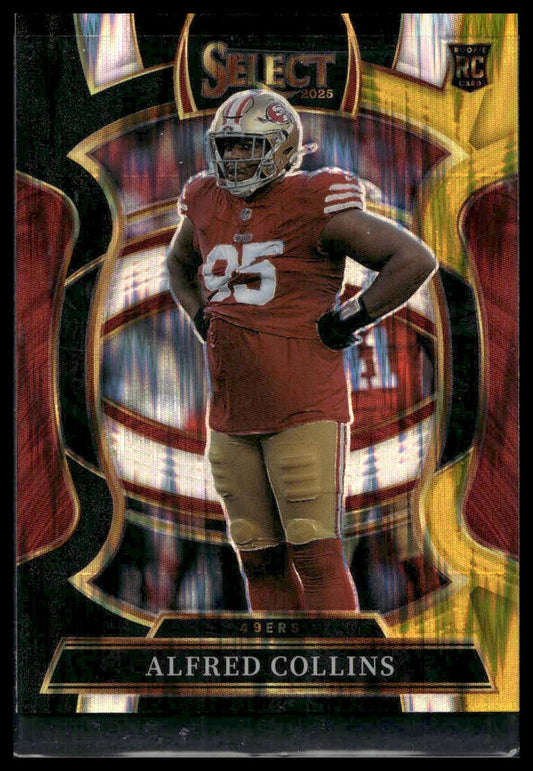 2025 Panini Select Football #17 Alfred Collins Copper Shock Prizm
