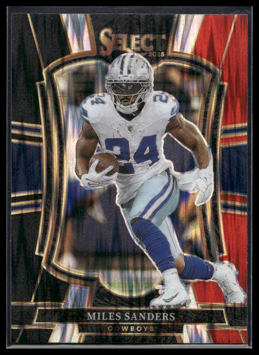 2025 Panini Select Football #198 Miles Sanders Tri-Color