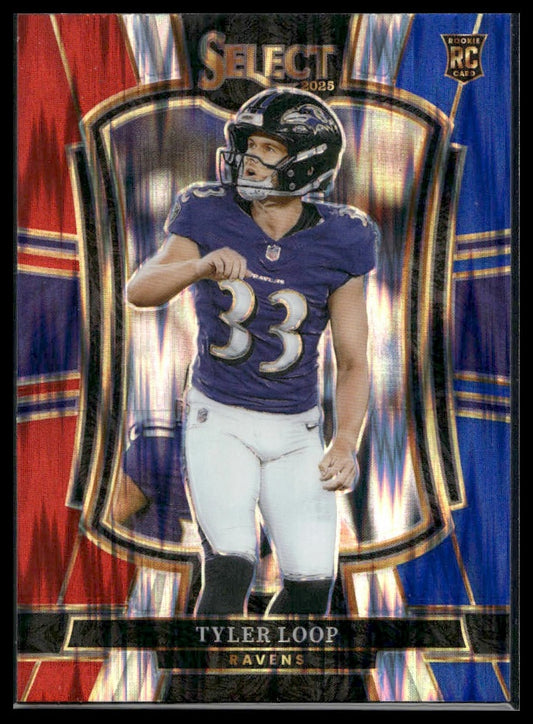 2025 Panini Select Football #161 Tyler Loop Tri-Color