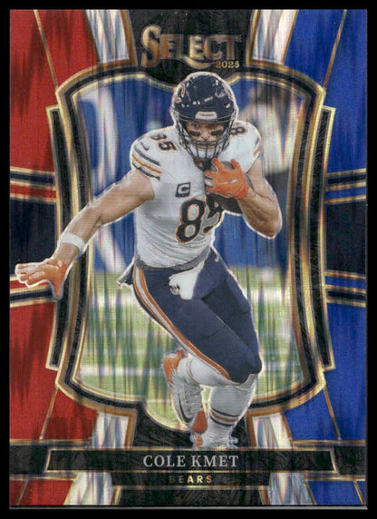 2025 Panini Select Football #174 Cole Kmet Tri-Color
