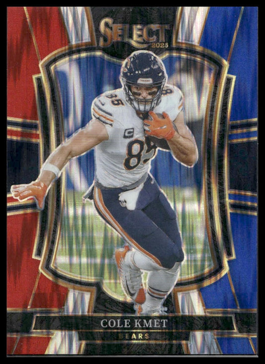 2025 Panini Select Football #174 Cole Kmet Tri-Color