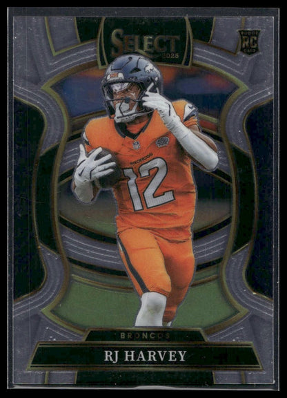 2025 Panini Select Football #10 RJ Harvey Base (no Prizm)