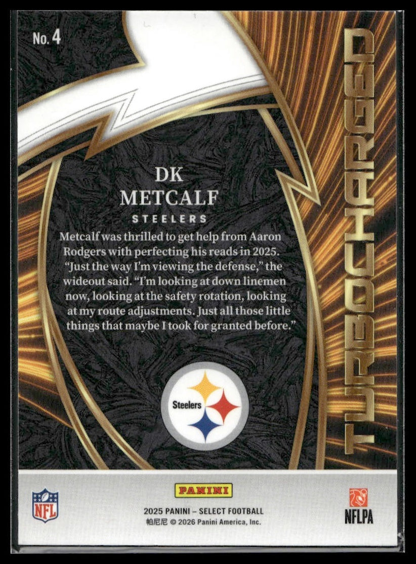 2025 Panini Select Football #4 DK Metcalf