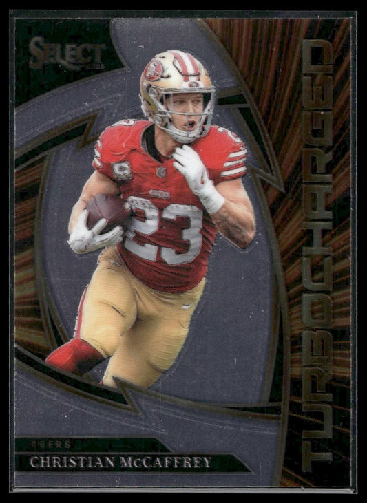 2025 Panini Select Football #3 Christian McCaffrey