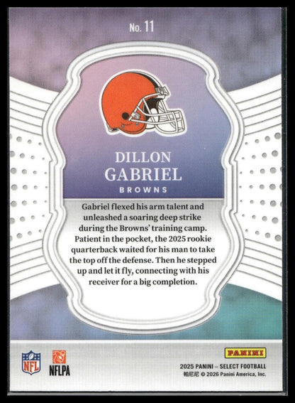 2025 Panini Select Football #11 Dillon Gabriel
