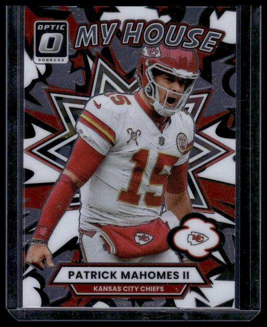 2025 Panini Donruss Optic Football #6 Patrick Mahomes II My House