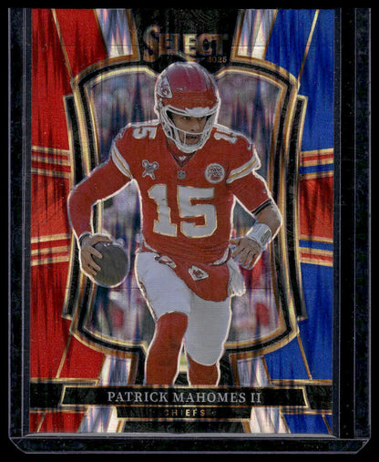2025 Panini Select Football #107 Patrick Mahomes II Premier Level