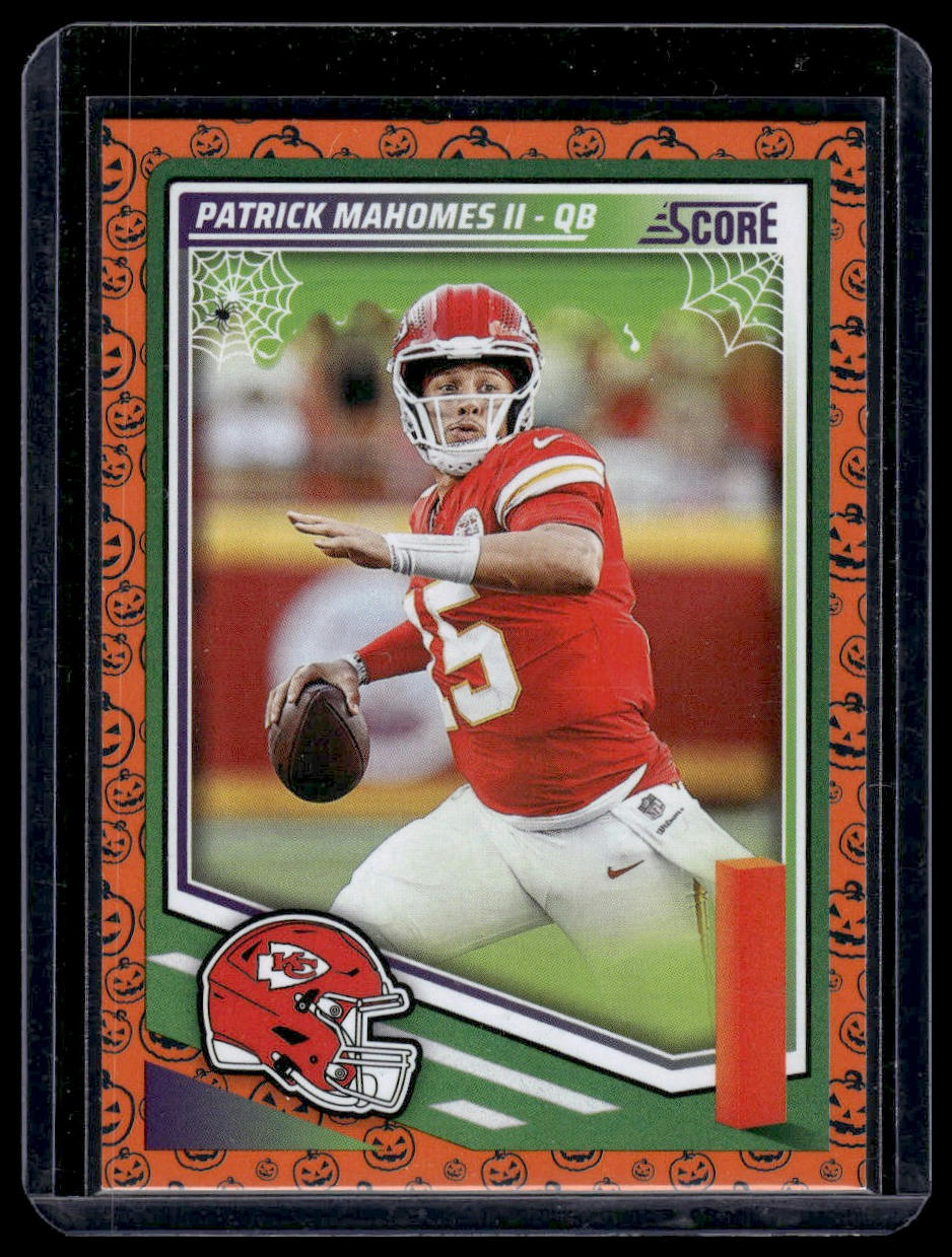2025 Panini Score Football #100 Patrick Mahomes II Halloween