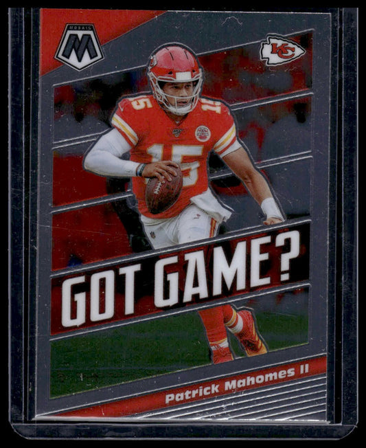 2020 Panini Mosaic Football #GG16 Patrick Mahomes II Got Game?