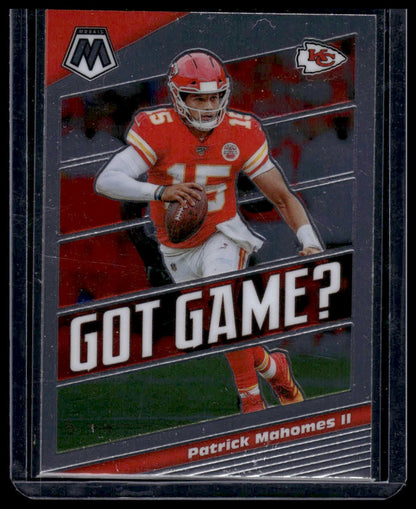 2020 Panini Mosaic Football #GG16 Patrick Mahomes II Got Game?