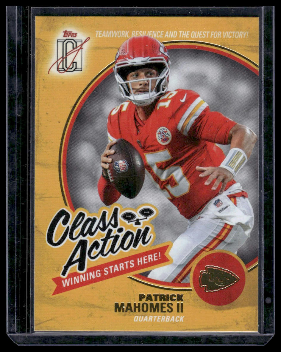 2025 Topps Signature Series Football #CA-16 Patrick Mahomes II Class Action