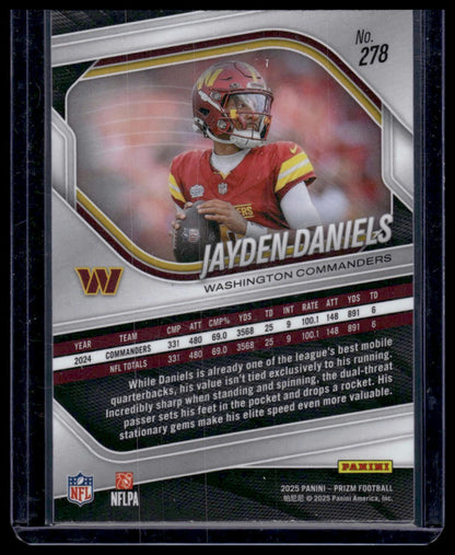 2025 Panini Prizm Football #278 Jayden Daniels