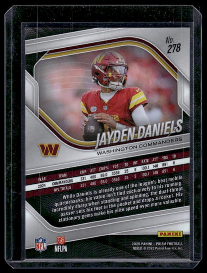 2025 Panini Prizm Football #278 Jayden Daniels