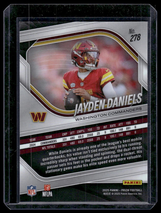 2025 Panini Prizm Football #278 Jayden Daniels