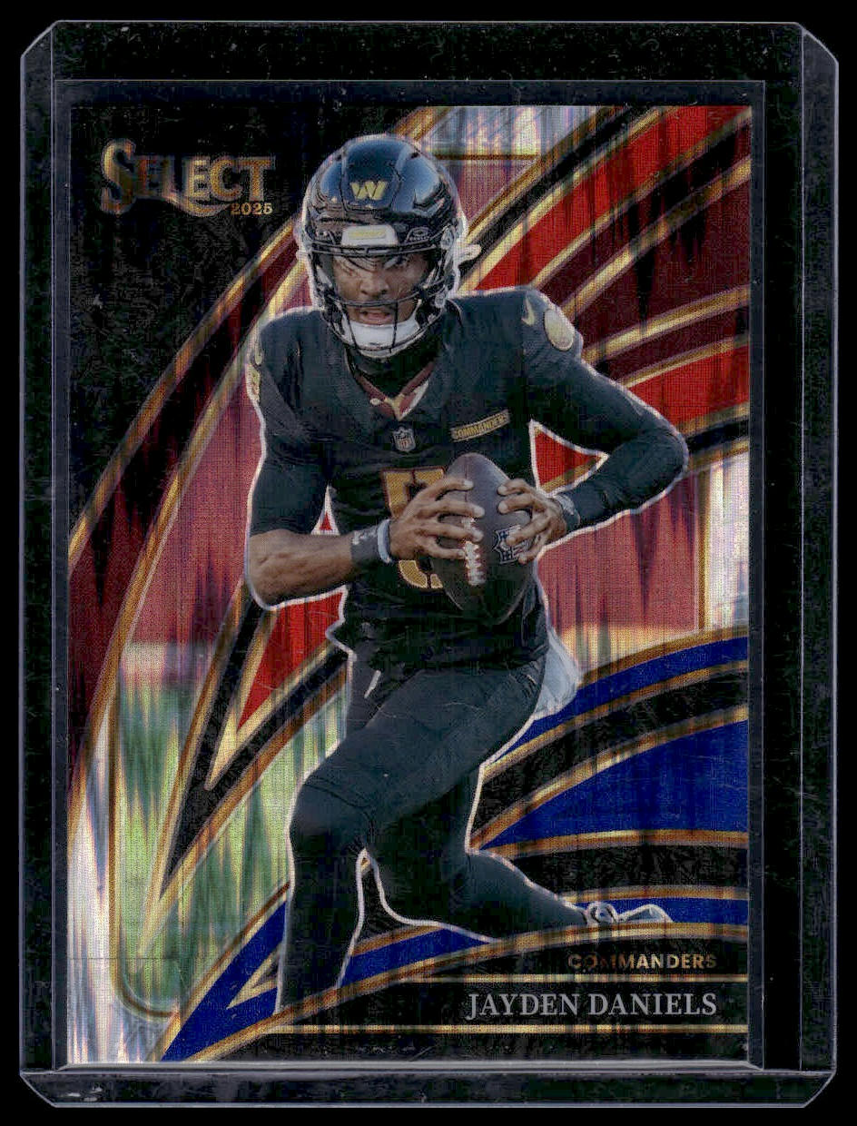 2025 Panini Select Football #289 Jayden Daniels Club Level Silver