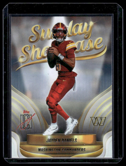 2025 Topps Signature Class Football #SS-6 Jayden Daniels Sunday Showcase