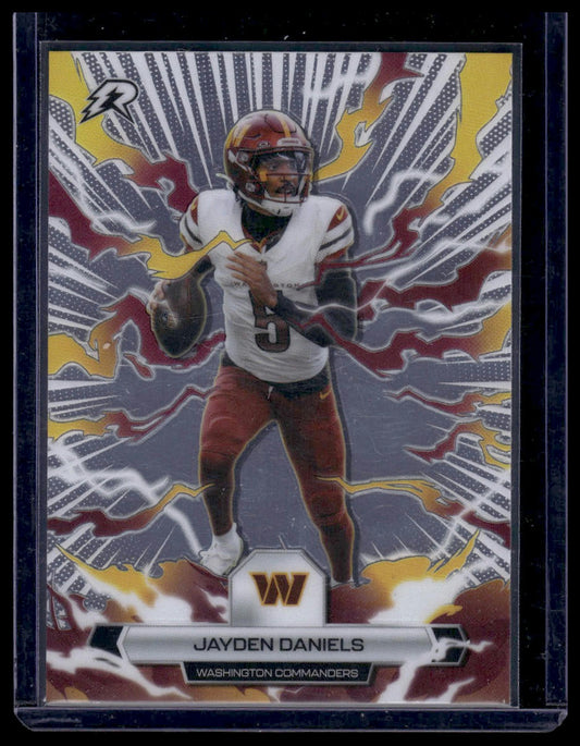 2024 Topps Resurgence Football #98 Jayden Daniels Spark Spark Red/Gold