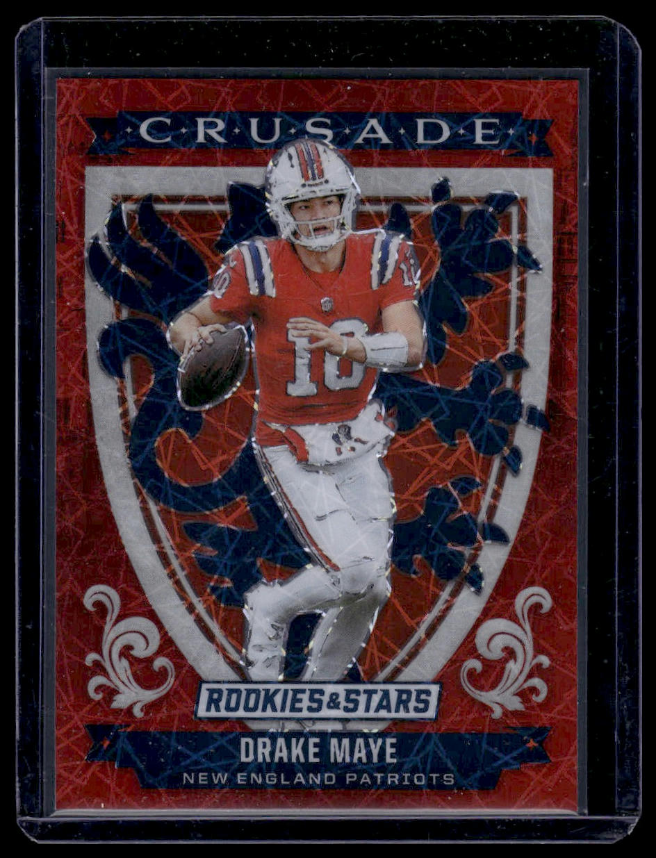 2025 Panini Rookies & Stars Football #29 Drake Maye Crusade Prizm