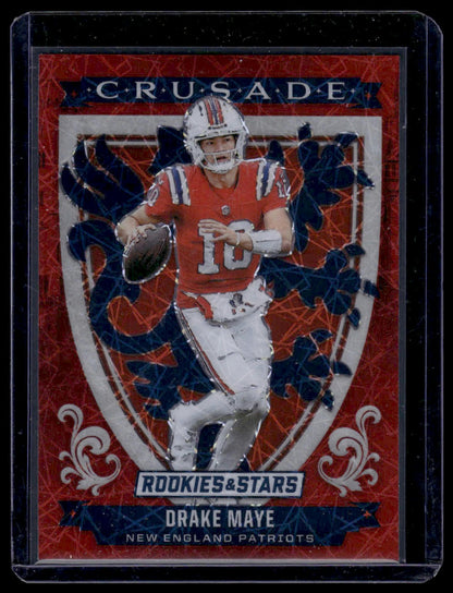 2025 Panini Rookies & Stars Football #29 Drake Maye Crusade Prizm