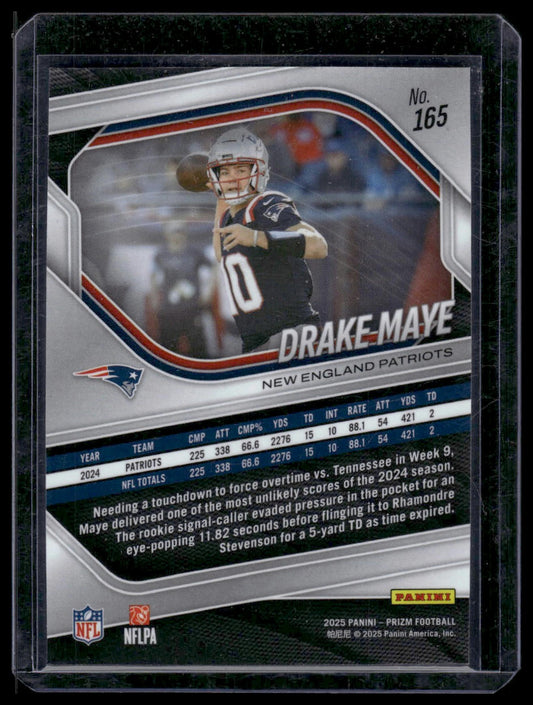 2025 Panini Prizm Football #165 Drake Maye