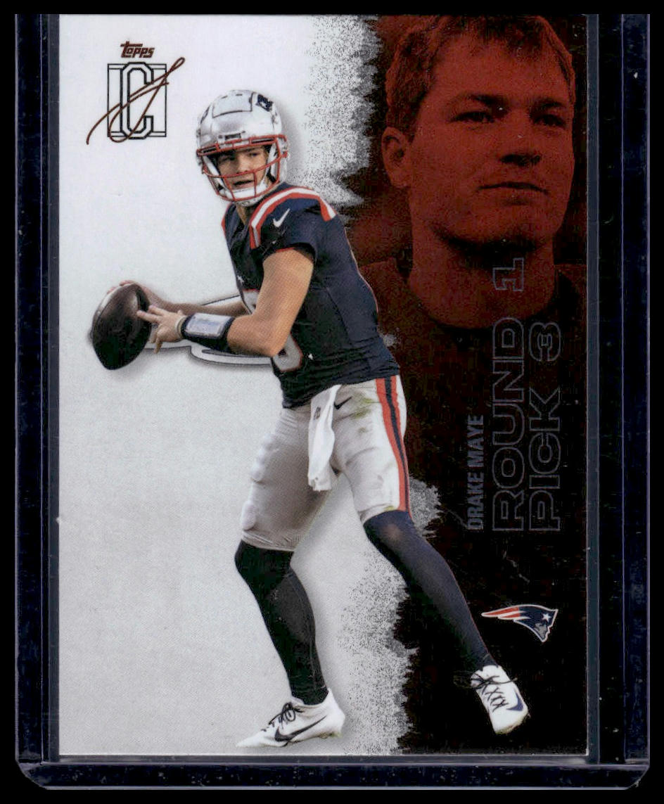 2025 Topps Signature Class Football #38 Drake Maye Round Pick