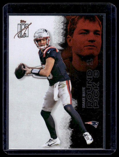 2025 Topps Signature Class Football #38 Drake Maye Round Pick