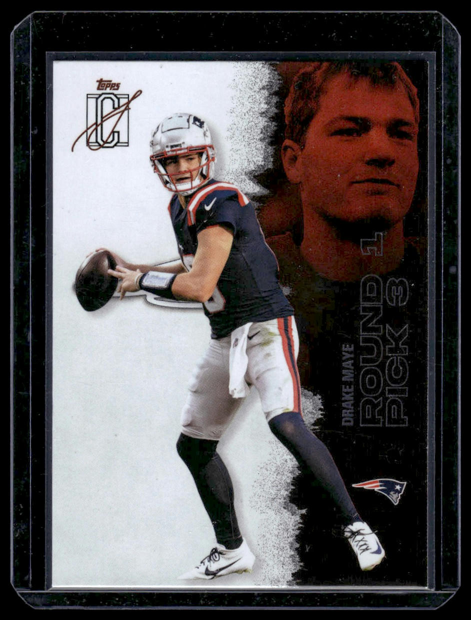 2025 Topps Signature Class Football #38 Drake Maye Round Pick