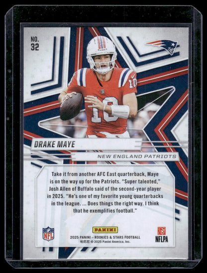 2025 Panini Rookies & Stars Football #32 Drake Maye