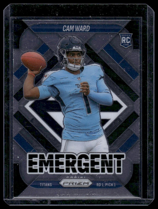 2025 Panini Prizm Football #2 Cam Ward Emergent