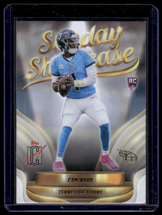 2025 Topps Signature Class Football #SS-2 Cam Ward Sunday Showcase