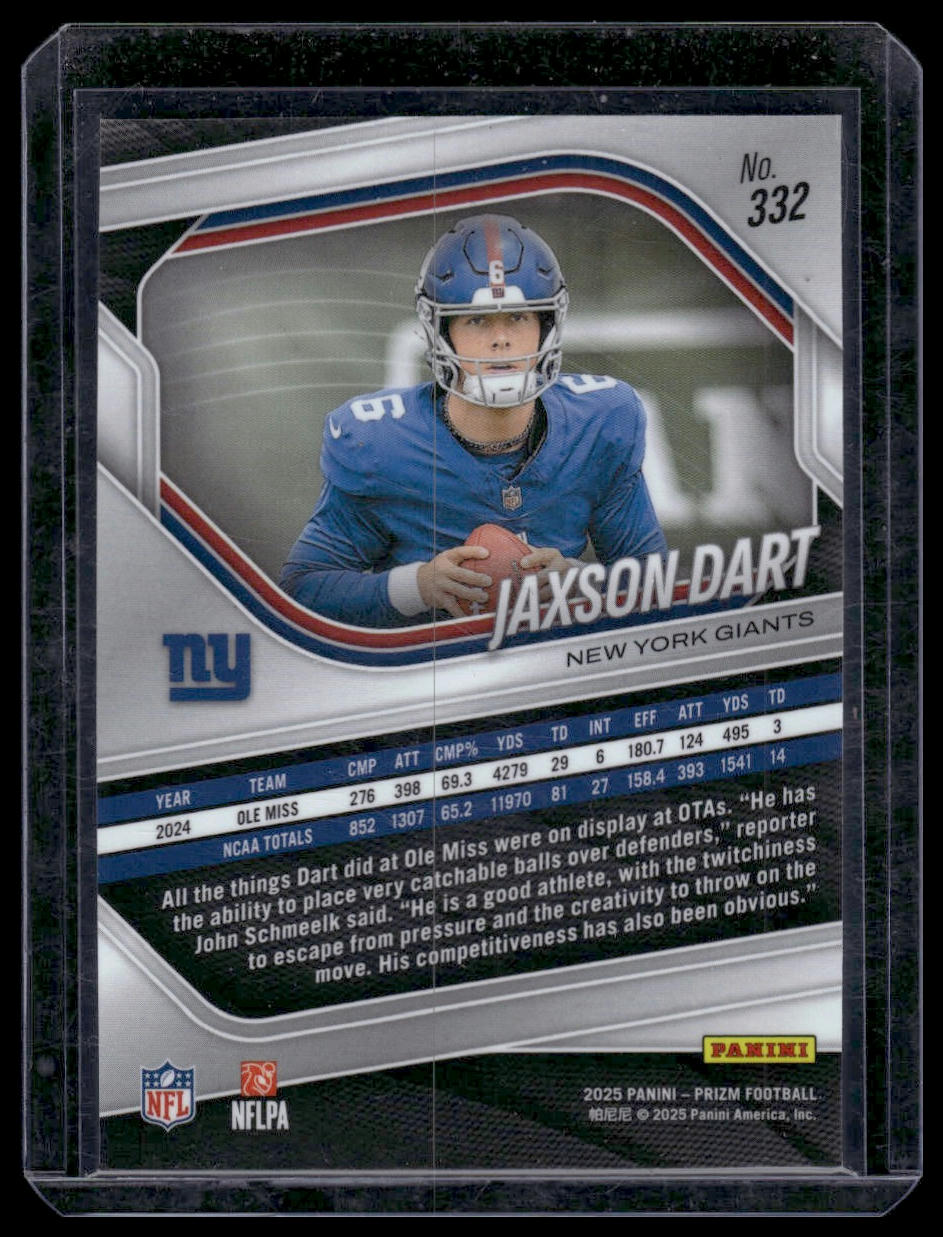 2025 Panini Prizm Football #332 Jaxson Dart