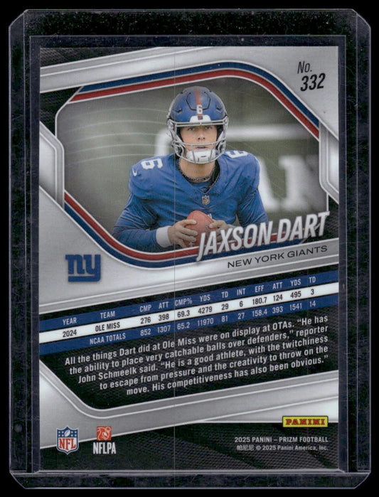 2025 Panini Prizm Football #332 Jaxson Dart