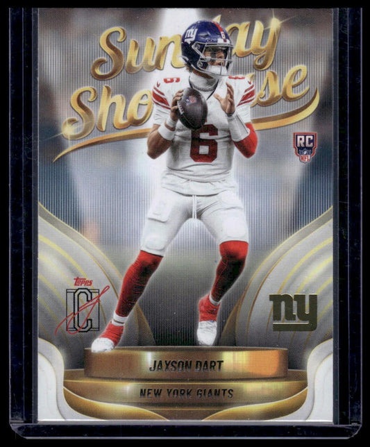 2025 Topps Signature Class Football #SS-1 Jaxson Dart Sunday Showcase