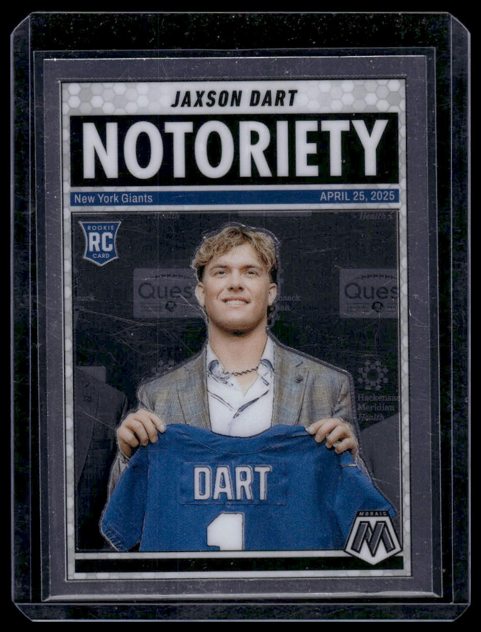 2025 Panini Mosaic Football #11 Jaxson Dart Notoriety