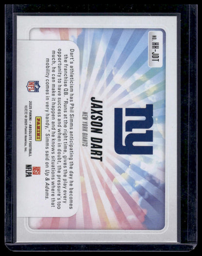 2025 Panini Absolute Football #HH-JDT Jaxson Dart Hog Heaven