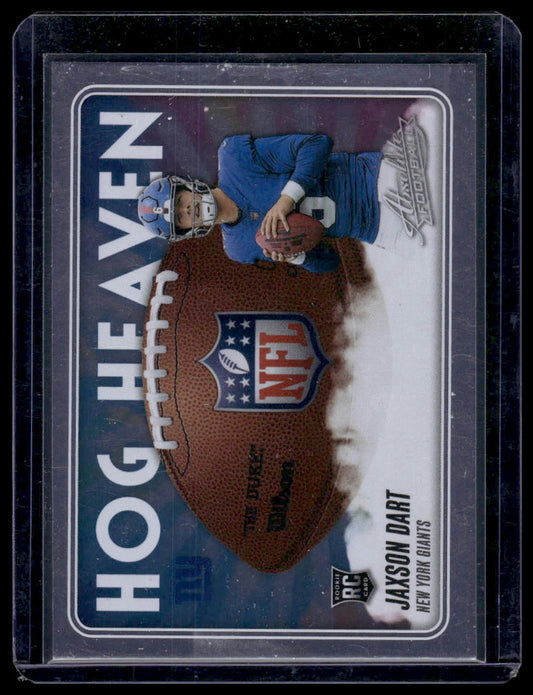 2025 Panini Absolute Football #HH-JDT Jaxson Dart Hog Heaven