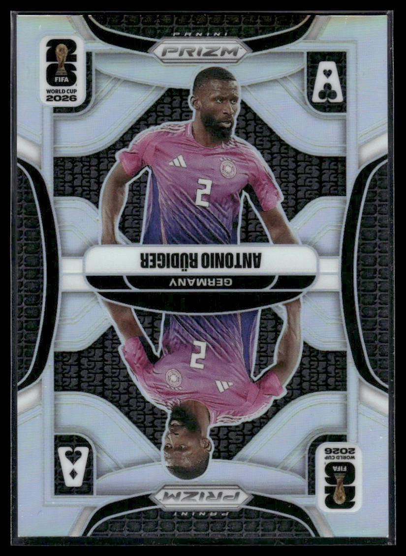 2026 Panini Prizm FIFA World Cup #2 Antonio Rudiger Aces Silver Prizm