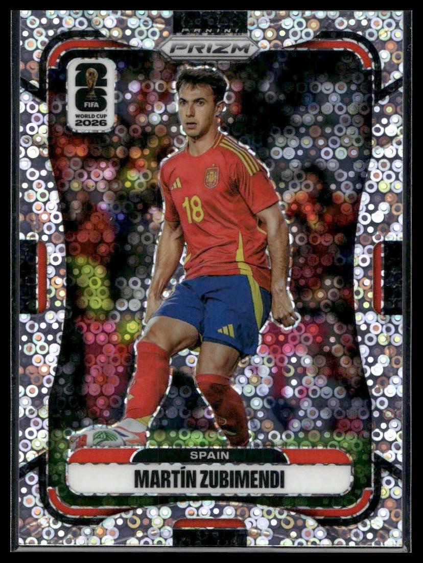 2026 Panini Prizm FIFA World Cup #66 Martin Zubimendi Disco Prizm