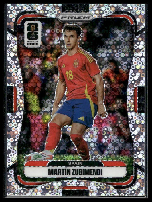 2026 Panini Prizm FIFA World Cup #66 Martin Zubimendi Disco Prizm