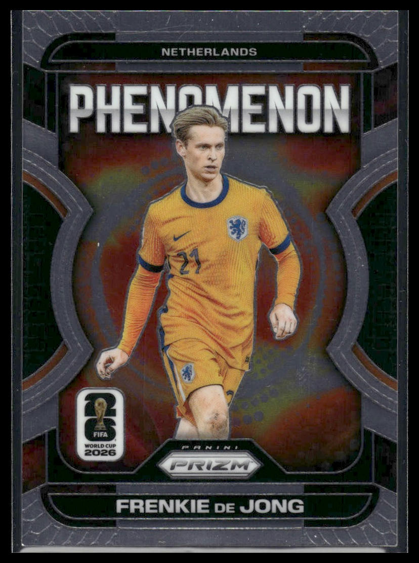 2026 Panini Prizm FIFA World Cup #3 Frenkie de Jong Phenomenon