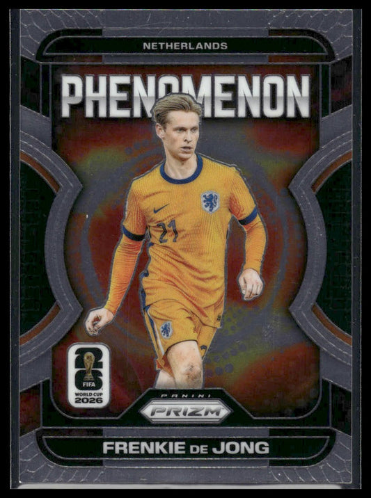 2026 Panini Prizm FIFA World Cup #3 Frenkie de Jong Phenomenon