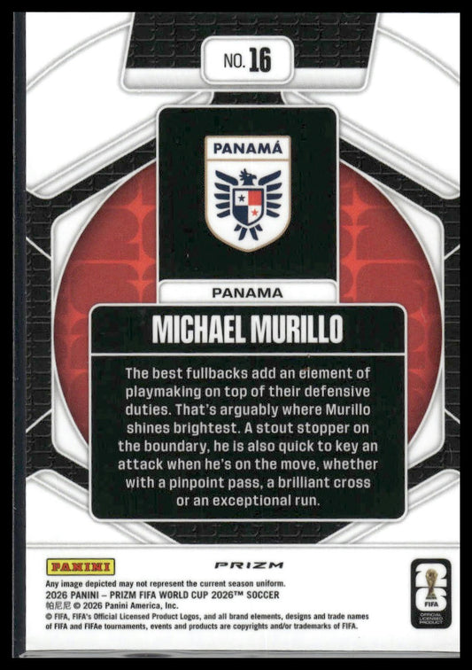 2026 Panini Prizm FIFA World Cup #16 Michael Murillo Trophy Hunting
