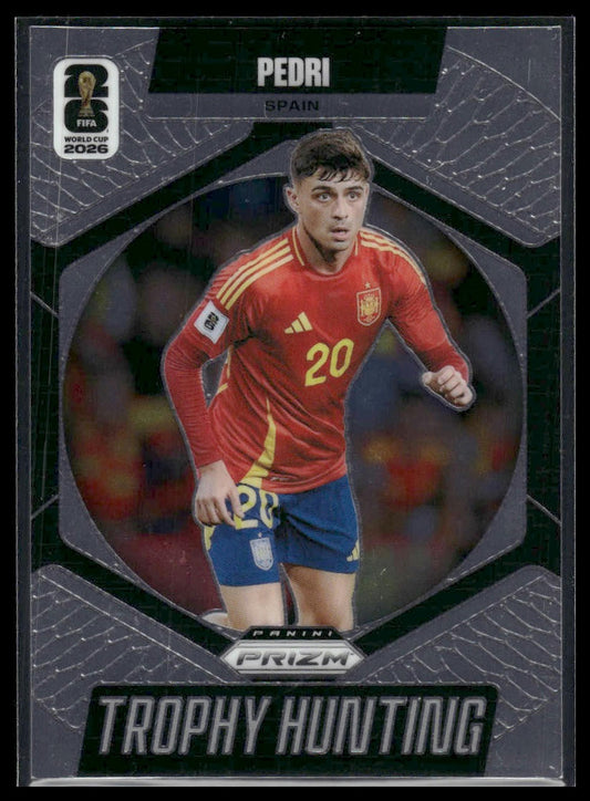 2026 Panini Prizm FIFA World Cup #23 Pedri Trophy Hunting
