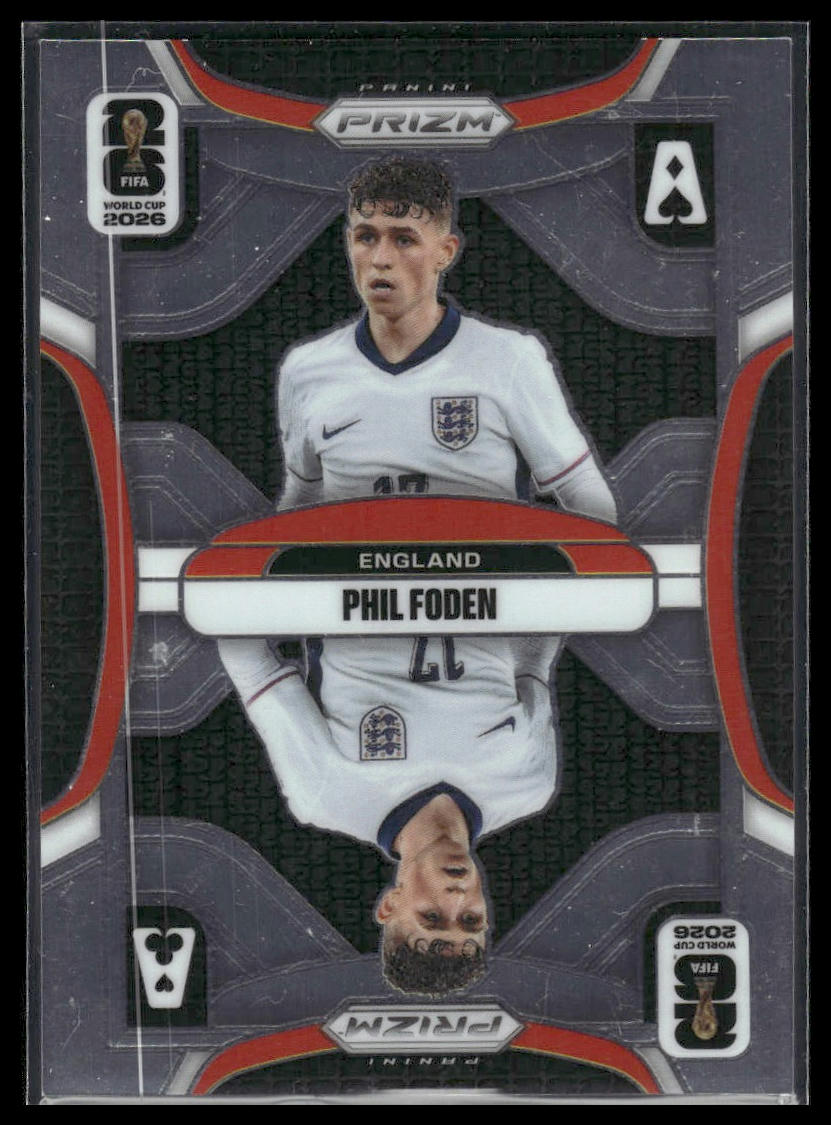 2026 Panini Prizm FIFA World Cup #15 Phil Foden Aces